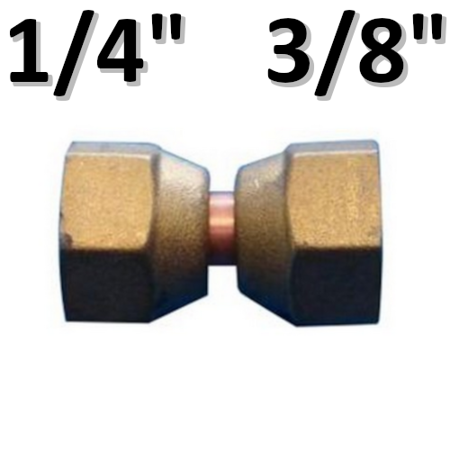 Raccord double à pivot réduit 1/4'' 3/8'' SAE