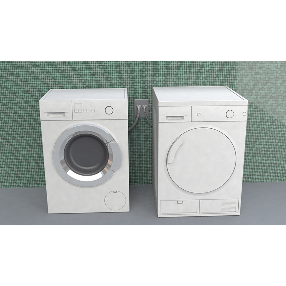 BIBOX double siphon intégré pour la vidange des lave-linge et lave-vaisselle