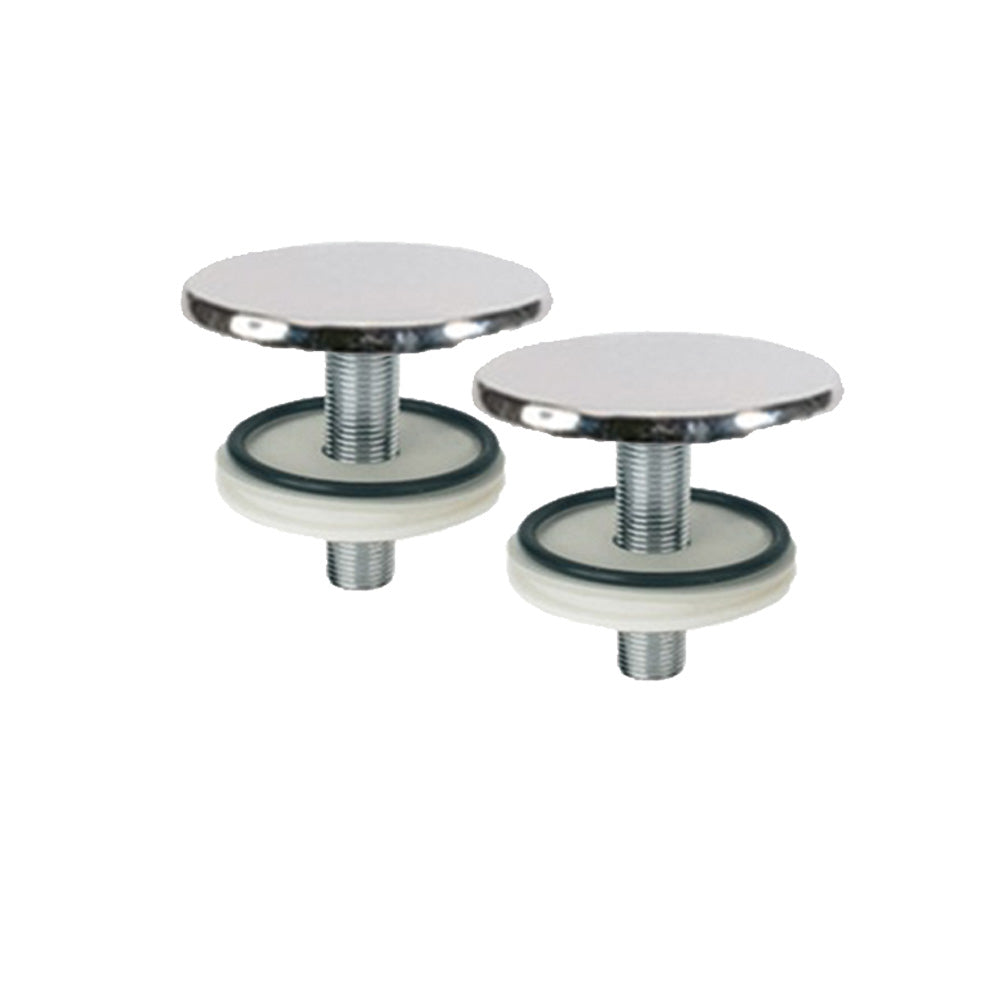 Pair of stoppers for bidet and sink Ø 54 mm