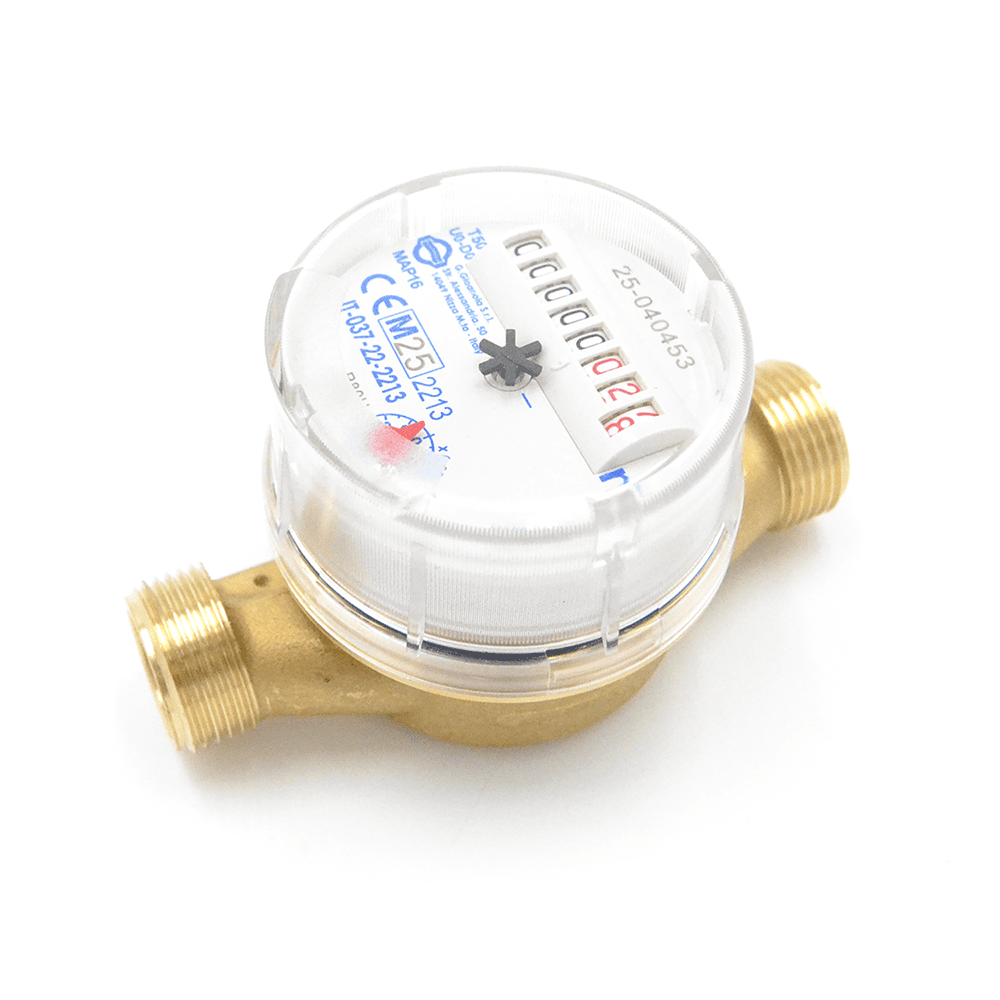 Compteur d'eau froide 3/4'' à cadran sec, homologué CEE