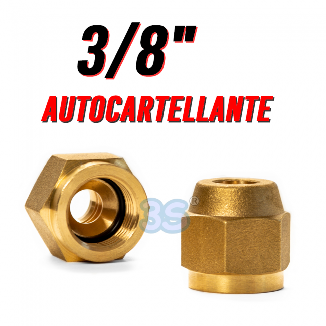 Raccord auto-évasé 3/8" pour climatisation, tuyaux en cuivre et en aluminium