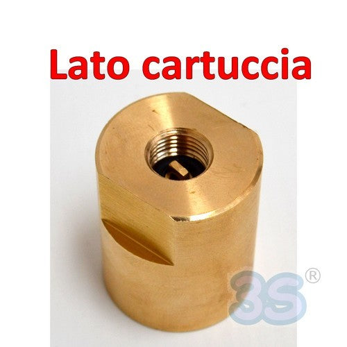 Réduction de cartouche de bouteille d'azote avec joint