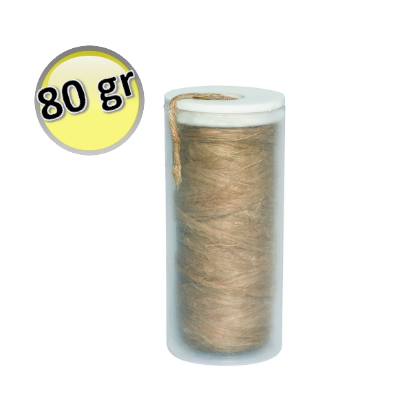 Extra fine hemp spool with dispenser 80 g - for threads and hydraulic seals