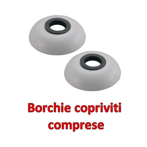 Paire de pieds réglables pour radiateurs tubulaires en acier 11/16 cm