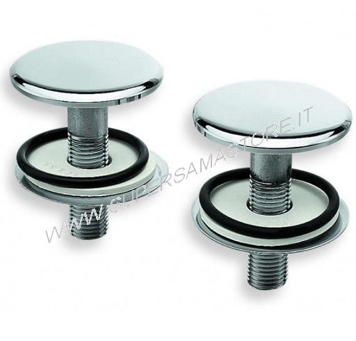 Paire de cache-trous pour bidet et lavabo Ø 54 mm