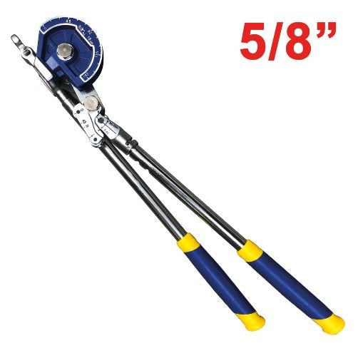 Outil pliant incurvé en cuivre avec levier, diamètre 5/8''