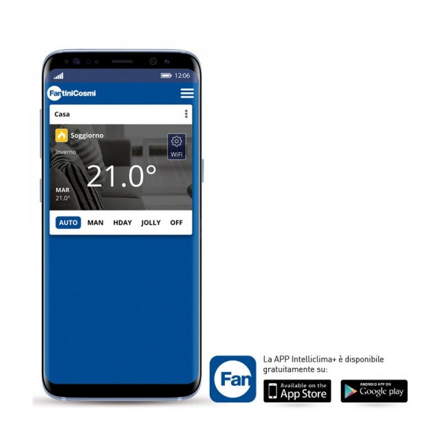 CH180WIFI - Weekly touch screen programmable thermostat, with WiFi connection for remote control