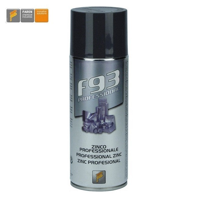 F93 Professionnel - Spray technique au zinc Faren, flacon de 400 ml