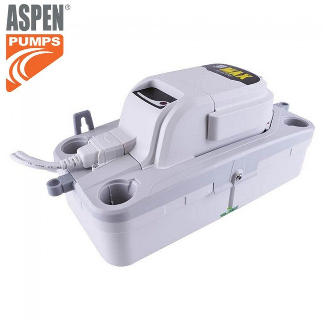 Pompe de vidange de condensation Aspen Pumps MAXI à haut débit avec réservoir de 1,7 L