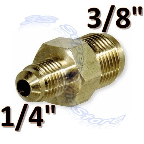 Raccord réducteur SAE 1/4'' x 3/8'' mâle-mâle