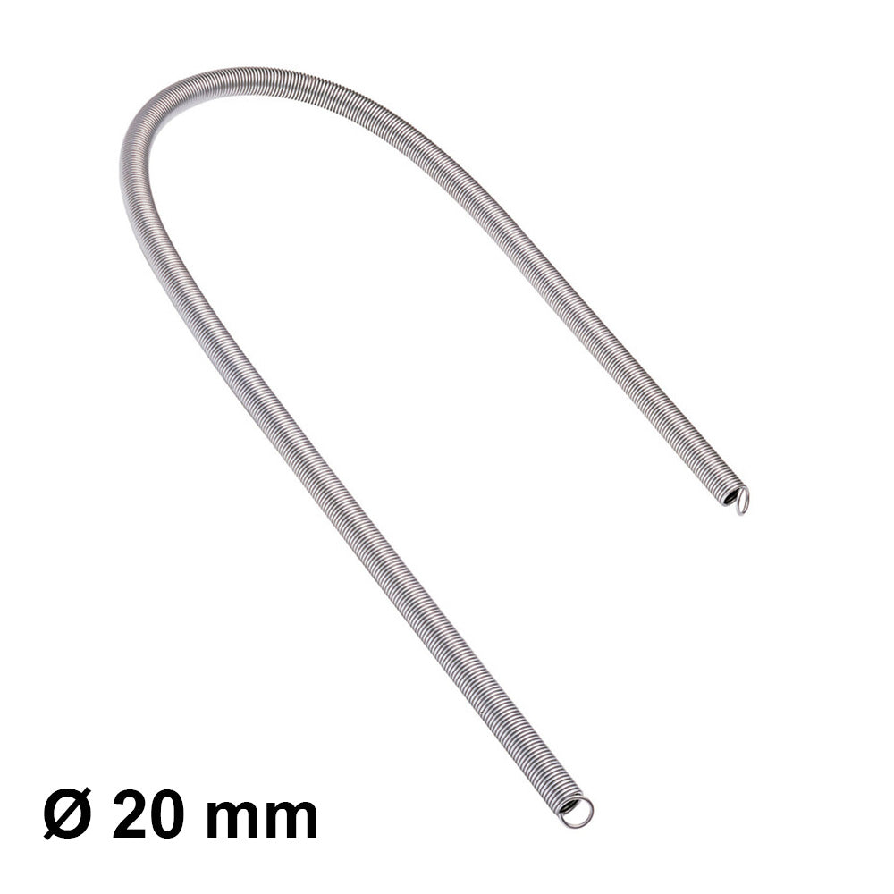 Ressort en acier pour le cintrage interne de tubes en contreplaqué Ø 20 mm