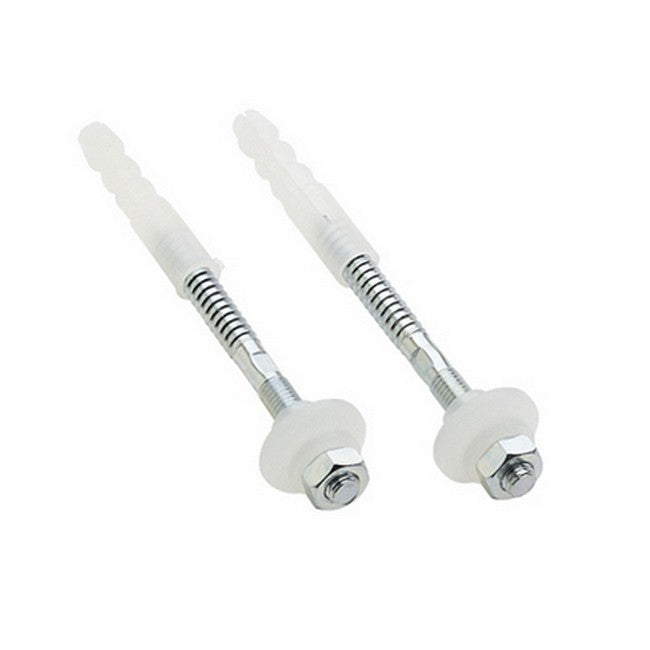 Paire de vis à cheville en acier de 14 mm de diamètre pour la fixation d'un évier