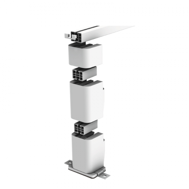 Rallonge pour support A.G.S. H 65 mm - Kit de 1,2 m