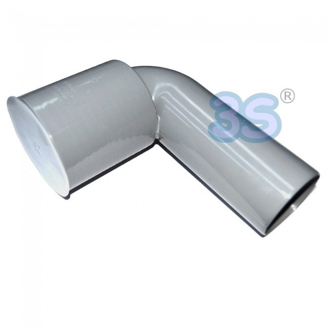 Coude à 90° pour WC Ø 90 mm pour bonde à emboîtement allongée