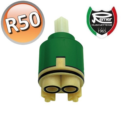 Cartouche de remplacement R50 pour mitigeurs de lavabo, bidet et baignoire REMER Ø 35 mm
