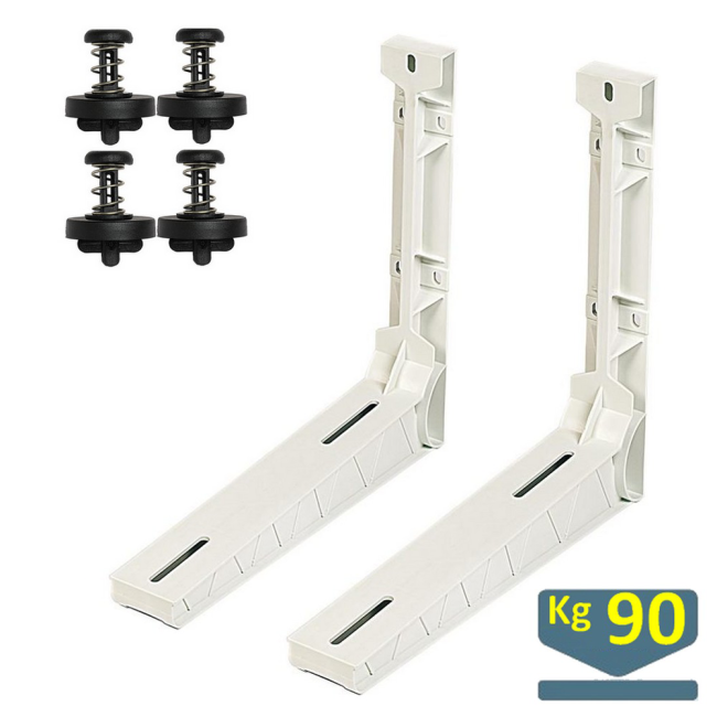 Support extérieur de climatiseur en polyamide anticorrosion 520 x 450 mm