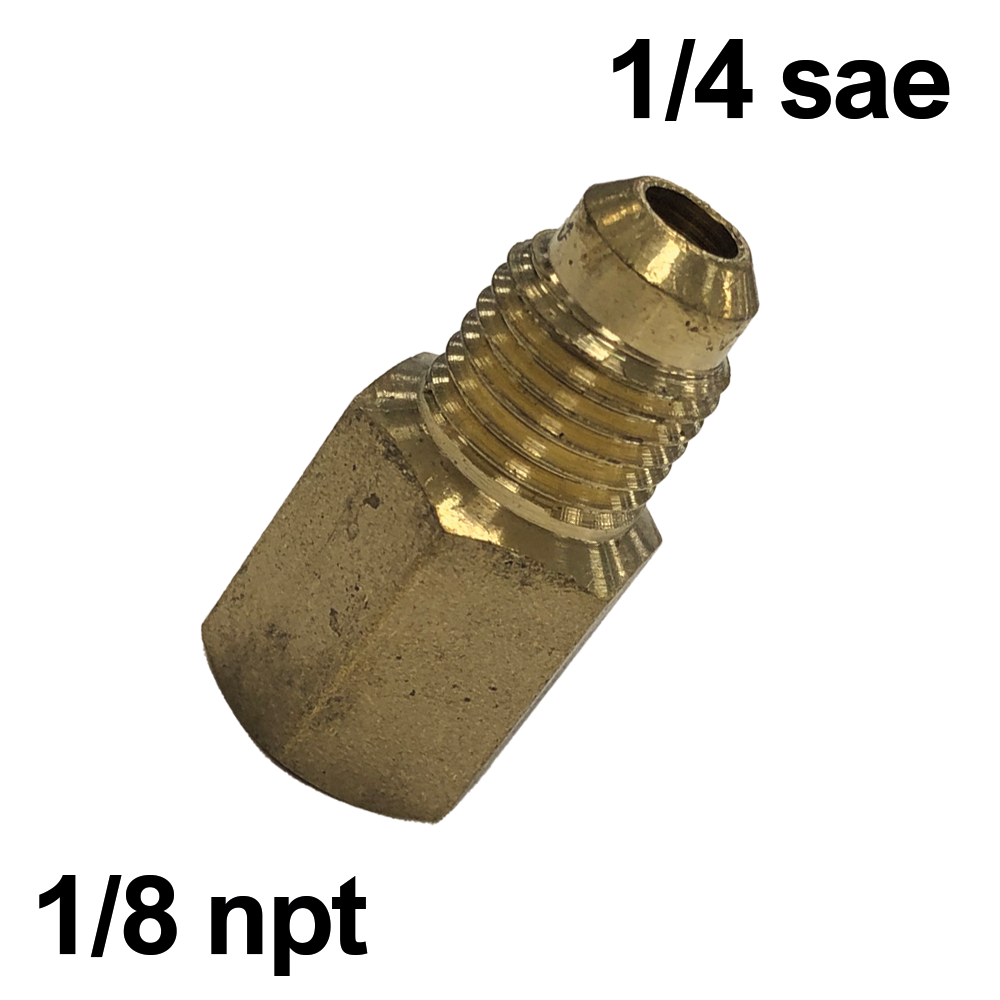 Reducer for pressure gauges F 1/8'' NPT x M 1/4'' SAE