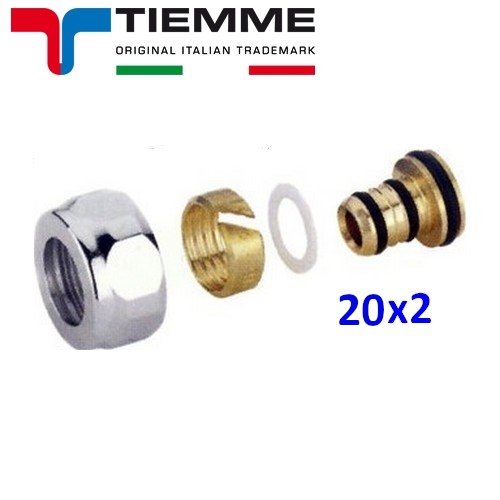 ADAPTATEUR DE TUYAU MULTICOUCHE 20x2 - 3/4'' - TIEMME