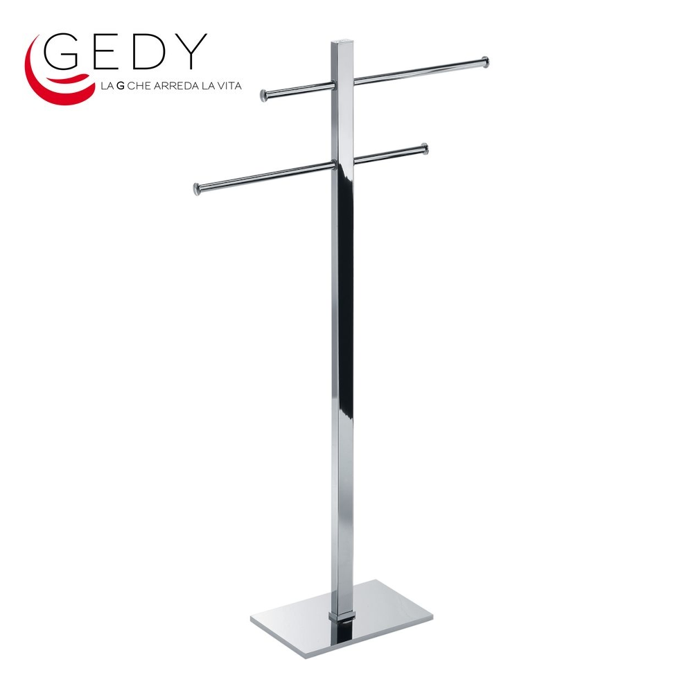Colonne de salle de bain TOBIA 713113 GEDY avec 2 porte-serviettes coulissants