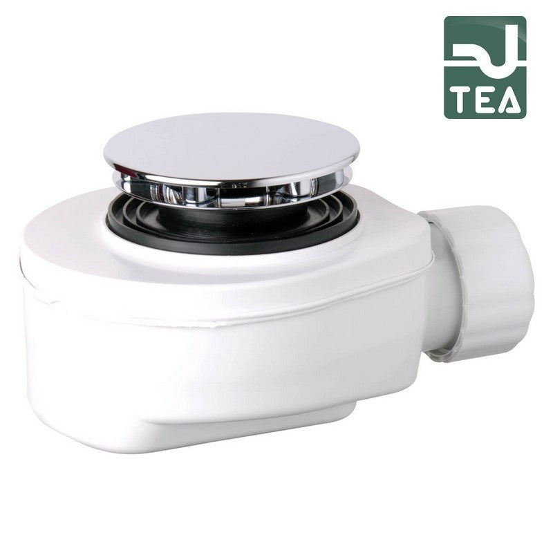 PP siphon waste with ABS grid for shower tray with Ø 60 mm hole - TEA