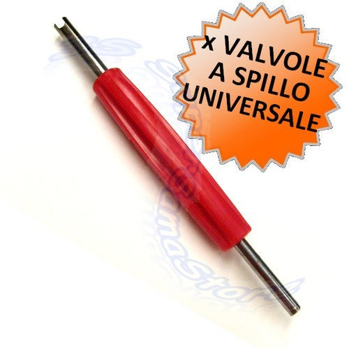 Tournevis universel pour extracteur de valve Schrader/à broche