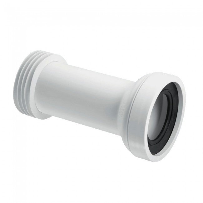 Manchon en polypropylène blanc pour raccordement d'évacuation WC Ø 90 / 110 mm