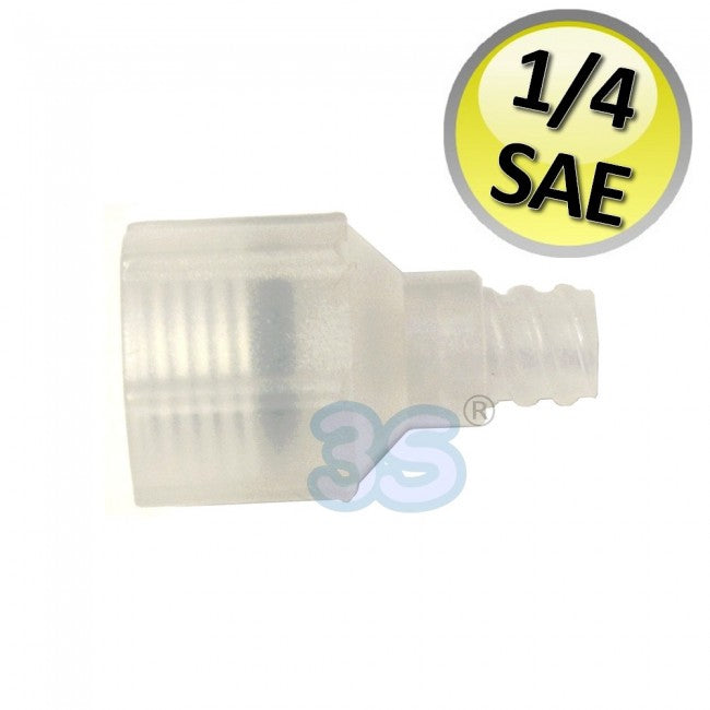 Adaptateur en plastique 1/4 SAE pour cartouches et systèmes Push&Fill