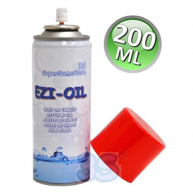 Huile en spray EZI-OIL pour le dudgeonnage et la coupe des tubes en cuivre - Flacon de 200 ml