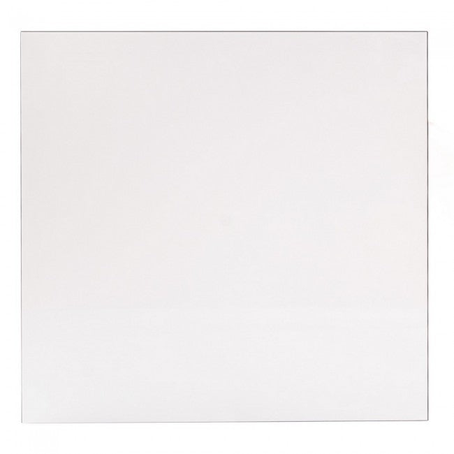 Panneau chauffant électrique infrarouge en céramique, blanc - puissance 370 watts