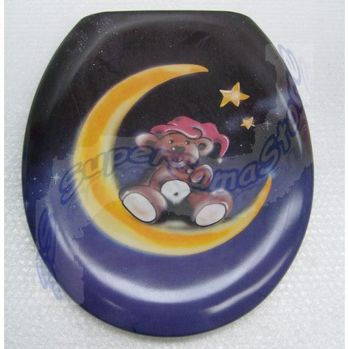 Abattant de toilette universel thermodurcissable coloré TOPOLINO