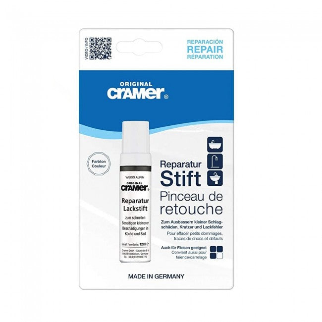 Cramer - Touch-up stick for sanitary repairs in European Alpine White