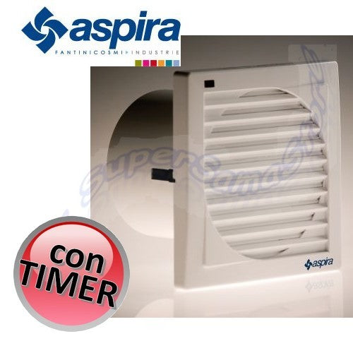 Helical vacuum cleaner EVM 10/4'' T with timer for Ø 100 mm tube - Aspira Fantini