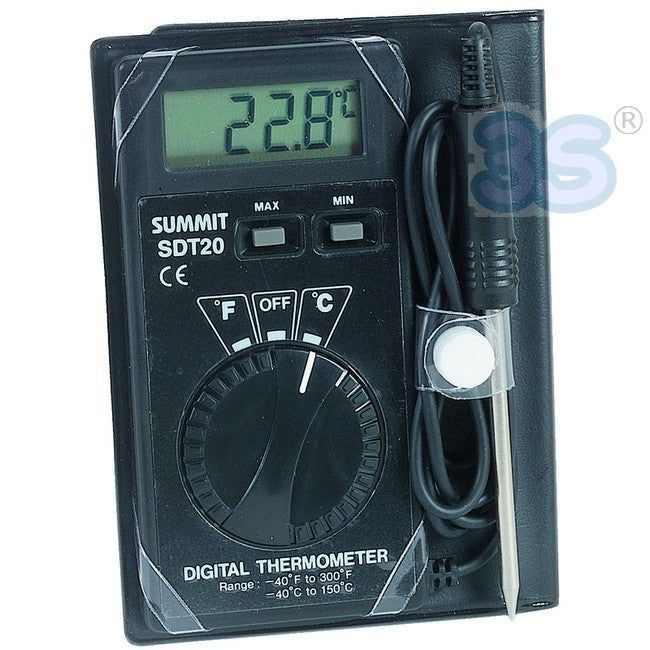 Thermomètre numérique professionnel avec sonde DT10K - plage de mesure : -40 °C à +150 °C