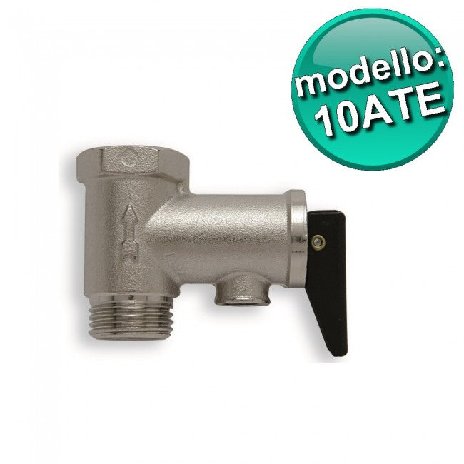Soupape de sécurité robuste pour chauffe-eau MF 1/2'' - 10 ATE