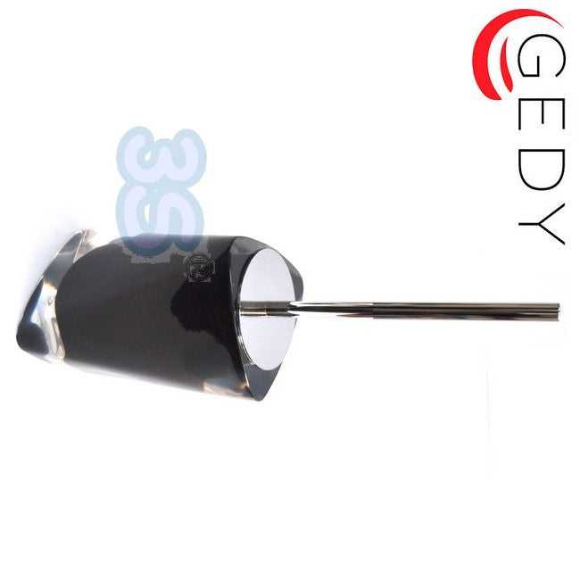Brosse de toilette noire série TWIST - Gedy