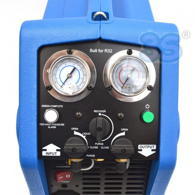 Unité de récupération de gaz avec séparation d'huile - 3/4 CV, également compatible avec les gaz R32 et R1234YF.