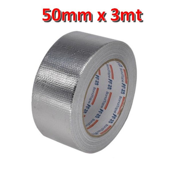 Bande adhésive isolante FIRE TAPE renforcée de fibre de verre et d'aluminium - résistante aux hautes températures