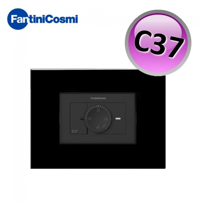 C37 - Fantini Cosmi flush-mounted room thermostat powered by 230V-50Hz