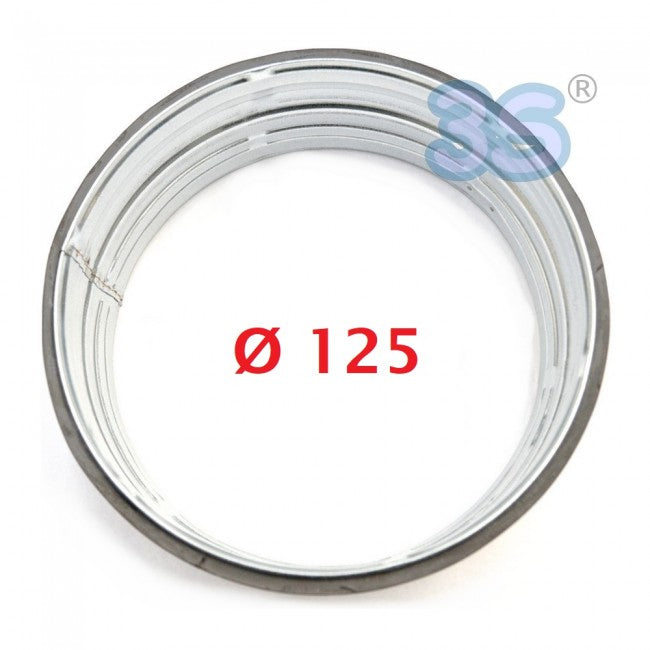 Manchon de raccordement Ø 125 mm pour conduits flexibles d'air chaud et froid