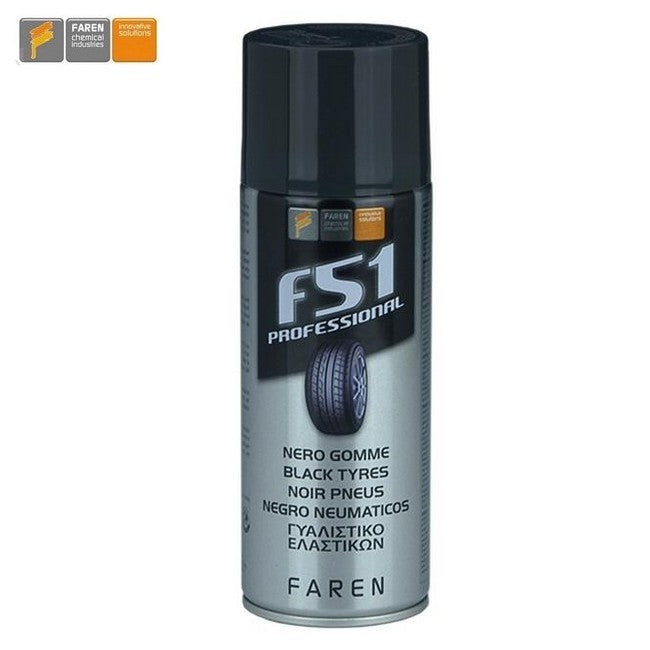 F51 Professional - Nettoyant pneus noir en spray, flacon de 400 ml