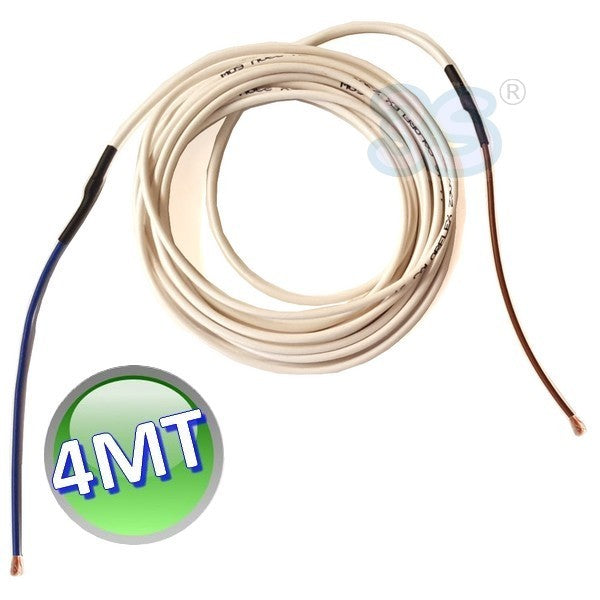 Câble chauffant antigel de 4 m, 15 W/m - Revêtement isolant en PVC