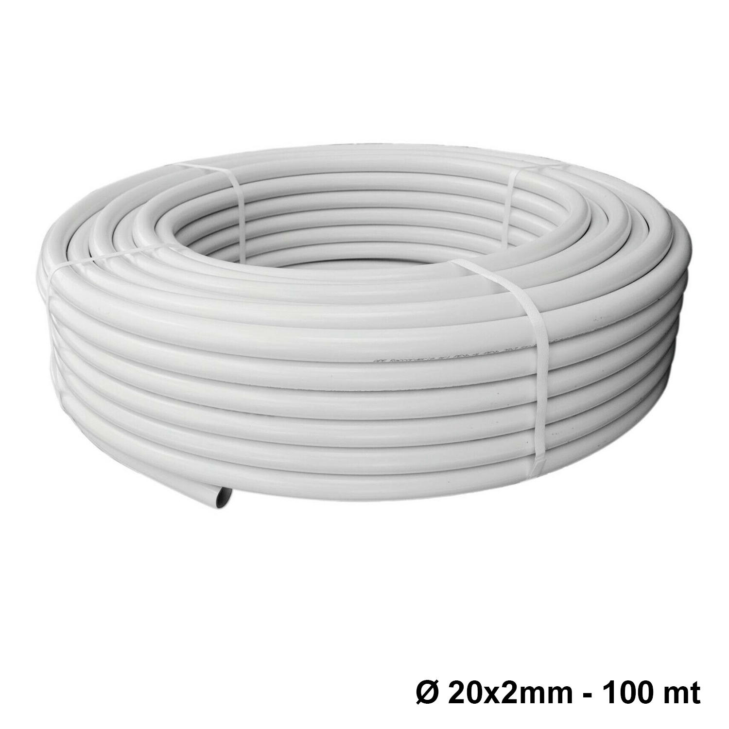 Tuyau multicouche nu sans isolation pour eau Ø 20 x 2 mm - rouleau de 100 m