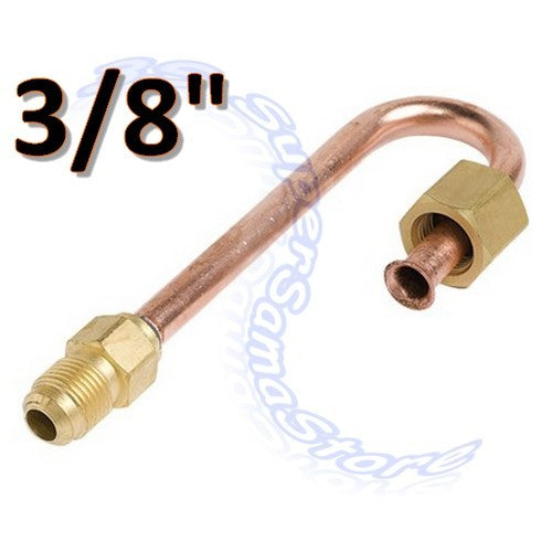 Inversion de cuivre 3/8'' SAE 180° pour fente