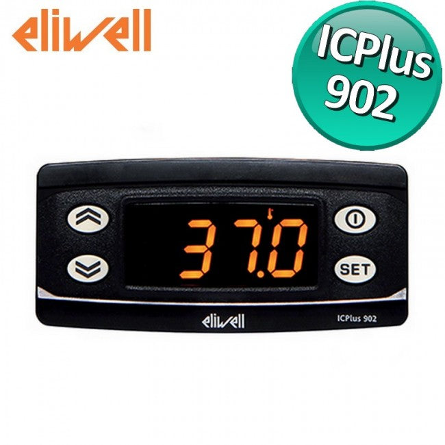 Régulateur de température électronique pour groupes frigorifiques NTC-PTC 12-24 Vca-cc - Eliwell ICPlus 902