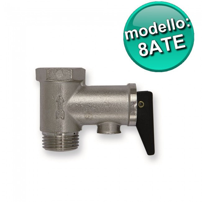 Soupape de sécurité à levier pour chauffe-eau industriels MF 1/2'' - 8 ATE