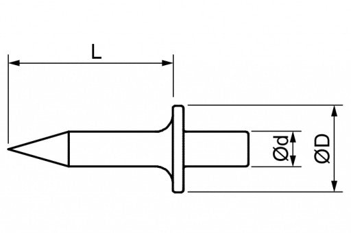 Clous en acier pour sangles de 19 mm - paquet de 200