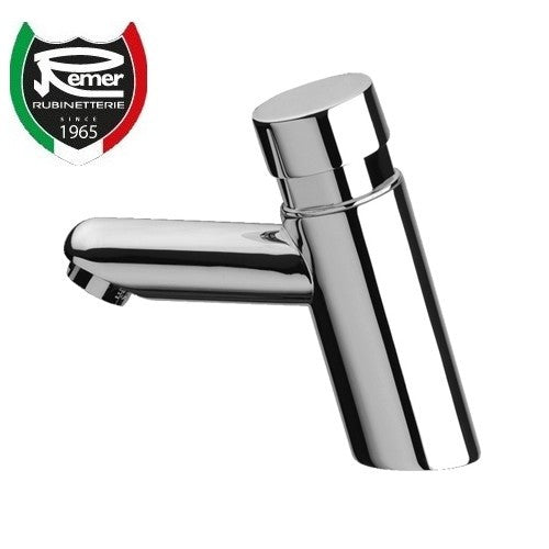 Robinet à fermeture automatique Remer TE18 1/2" au design minimaliste