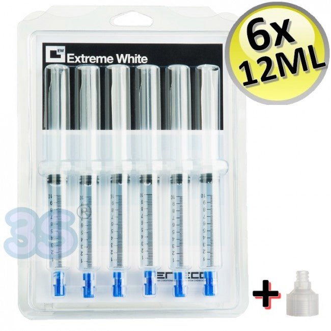 BLANC EXTRÊME - Bouchon anti-fuite auto-obturant, 6 cartouches de 12 ml pour gaz R600A et R290