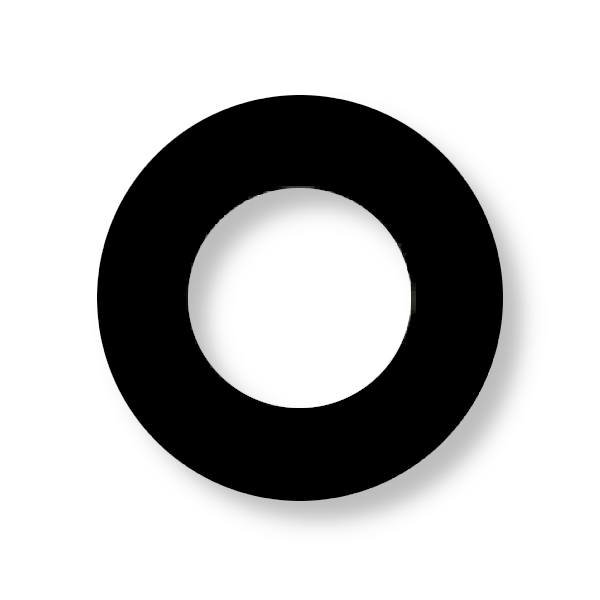 Rubber gasket for UNISUPER 3/4'' steel pipes - UNI EN 549