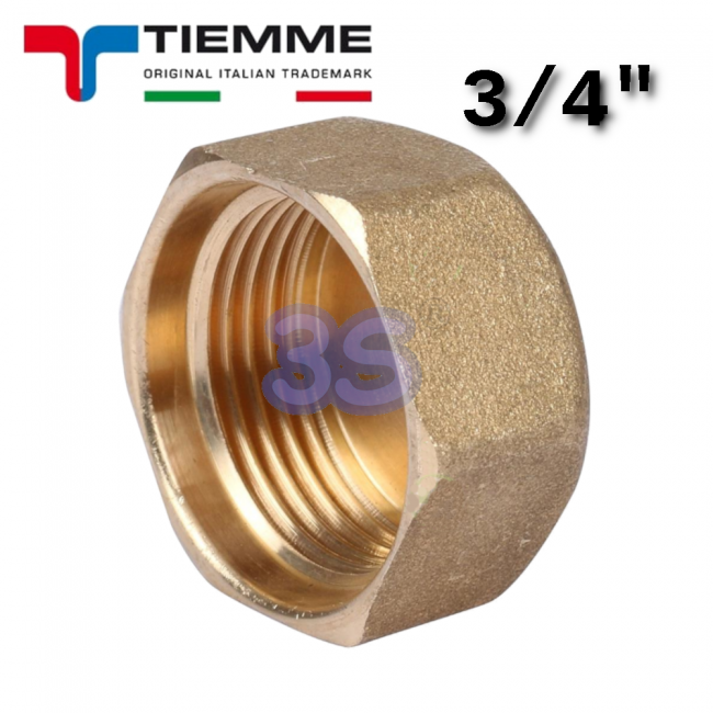 3/4'' Female Brass Plug for Manifold - TIEMME